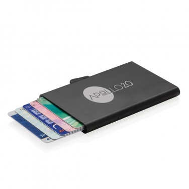 Logo trade advertising products image of: C-Secure aluminium RFID card holder