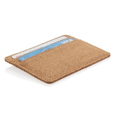 Logo trade business gift photo of: Cork secure RFID slim wallet