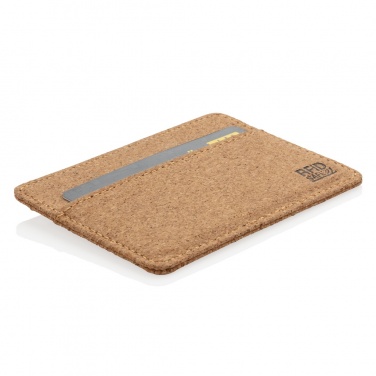 Logotrade promotional gift picture of: Cork secure RFID slim wallet