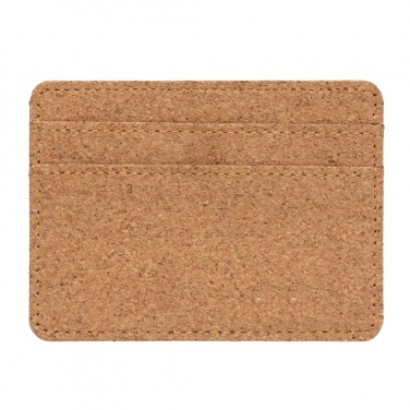 Logo trade promotional gifts image of: Cork secure RFID slim wallet