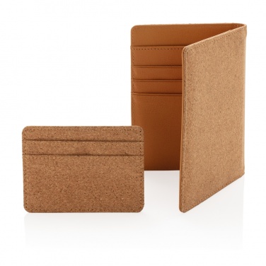 Logotrade promotional giveaways photo of: Cork secure RFID slim wallet
