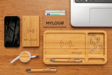 Logo trade promotional giveaways image of: Cork secure RFID slim wallet