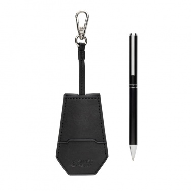 Logo trade promotional product photo of: SP Tula RCS certified recycled PU key holder and pen set