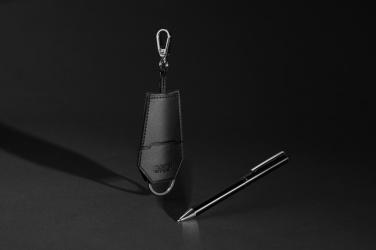 Logo trade promotional gifts picture of: SP Tula RCS certified recycled PU key holder and pen set
