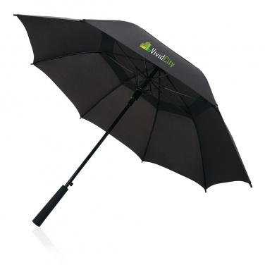 Logotrade promotional giveaways photo of: Swiss peak AWARE™ Tornado 23” storm umbrella