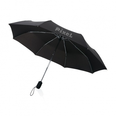 Logo trade promotional items image of: Swiss Peak AWARE™ Traveller 21” automatic umbrella