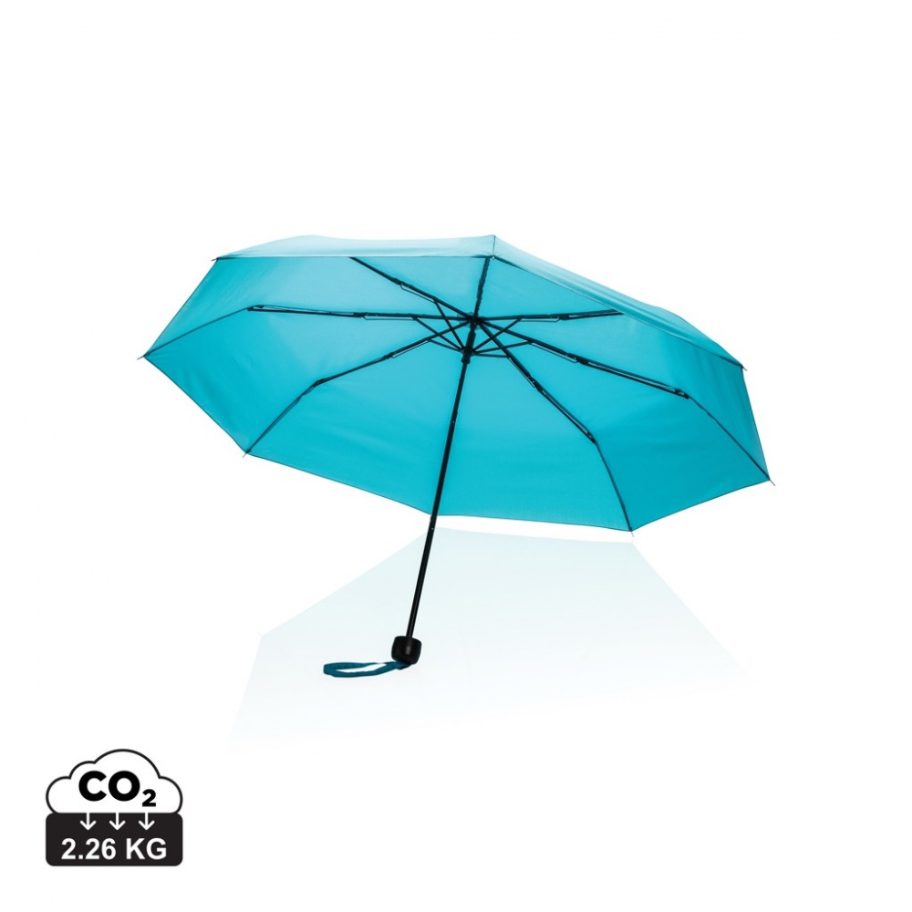 Logo trade advertising product photo of: 20.5" Impact AWARE™ RPET 190T mini umbrella