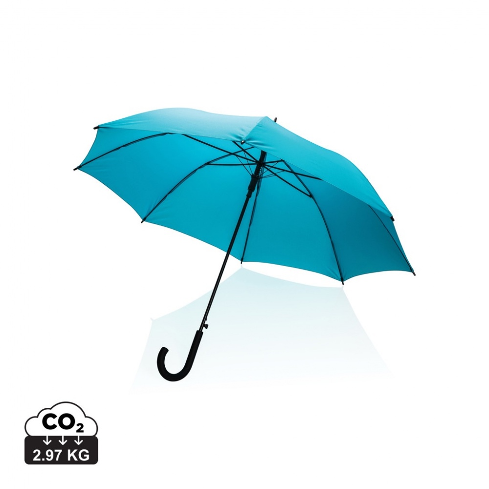 Logo trade promotional product photo of: 23" Impact AWARE™ RPET 190T standard auto open umbrella