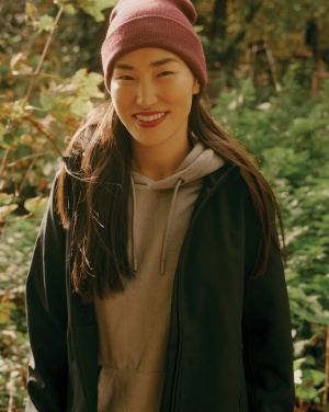 Logotrade advertising product image of: Iqoniq Makalu women recycled polyester soft shell jacket