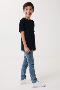 Logo trade promotional gift photo of: Iqoniq Koli kids lightweight recycled cotton t-shirt