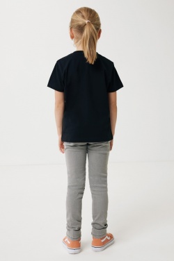 Logo trade promotional item photo of: Iqoniq Koli kids lightweight recycled cotton t-shirt