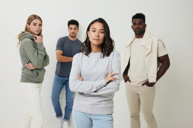 Logotrade promotional product image of: Iqoniq Denali recycled cotton crew neck undyed