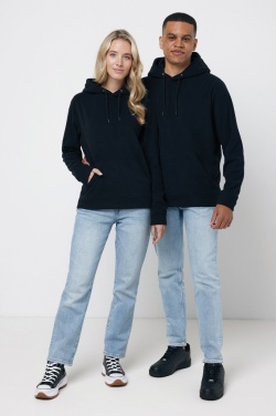 Logo trade promotional merchandise photo of: Iqoniq Trivor recycled polyester microfleece hoodie