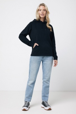 Logo trade advertising product photo of: Iqoniq Trivor recycled polyester microfleece hoodie