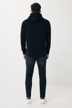 Logo trade promotional giveaways picture of: Iqoniq Rila lightweight recycled cotton hoodie