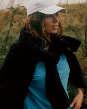 Logo trade promotional giveaways image of: Iqoniq Diran recycled polyester pile fleece jacket