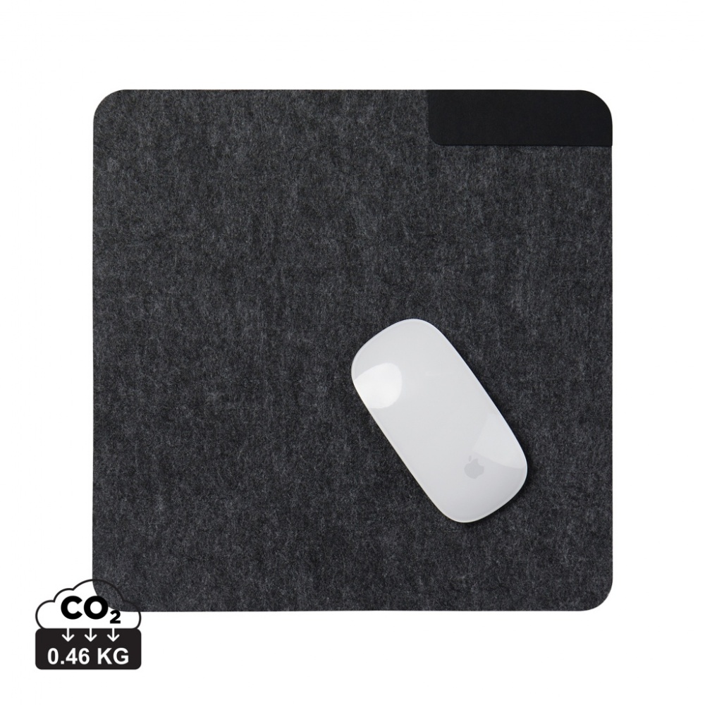 Logo trade promotional products picture of: VINGA Albon GRS recycled felt mouse pad