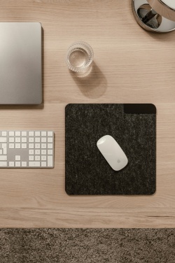Logo trade promotional merchandise picture of: VINGA Albon GRS recycled felt mouse pad