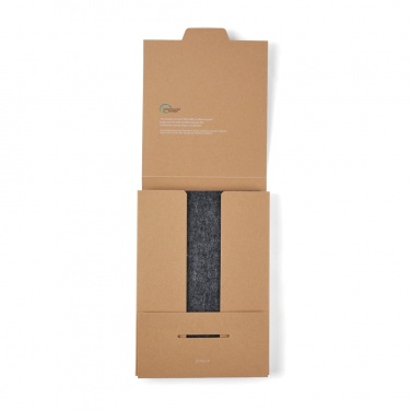 Logotrade promotional giveaways photo of: VINGA Albon GRS recycled felt notebook