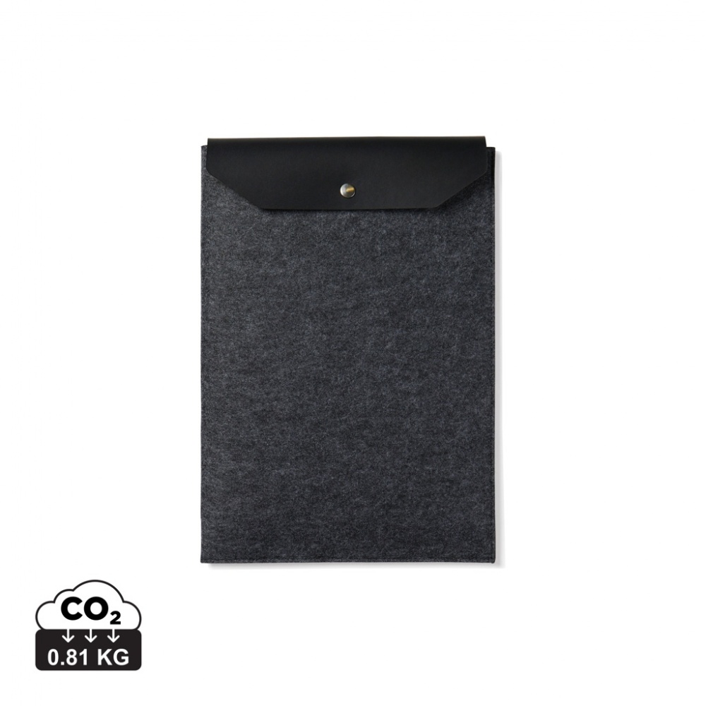Logo trade promotional merchandise image of: VINGA Albon GRS recycled felt 15" laptop sleeve