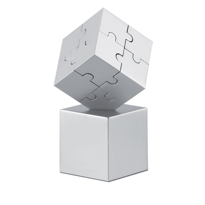 Logo trade corporate gift photo of: Metal 3D puzzle