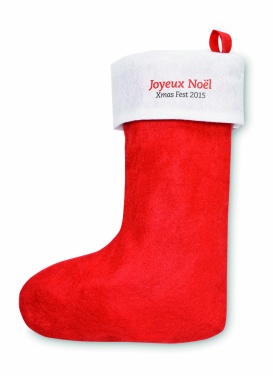 Logo trade advertising products image of: Christmas boot