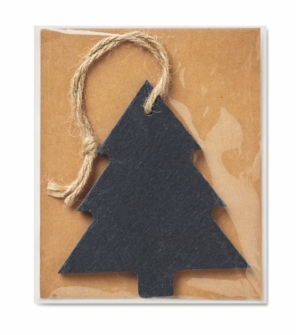 Logotrade business gift image of: Slate xmas hanger tree