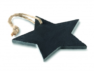 Logotrade promotional product picture of: Slate xmas hanger star