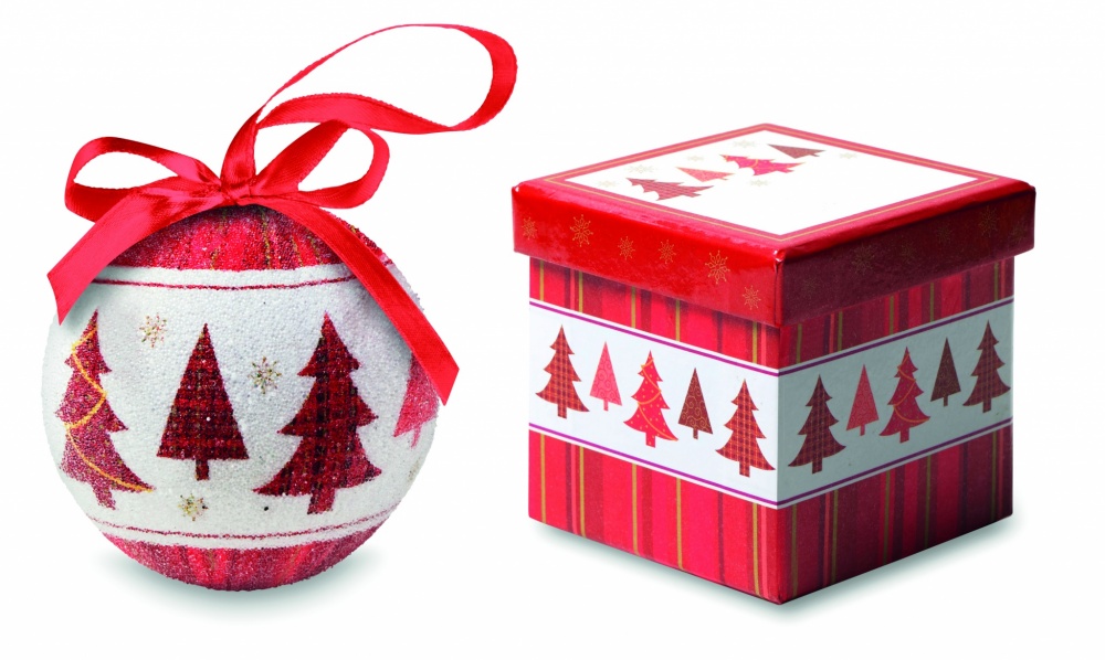 Logotrade promotional giveaway picture of: Christmas bauble in gift box