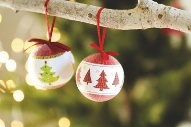 Logo trade corporate gifts image of: Christmas bauble in gift box