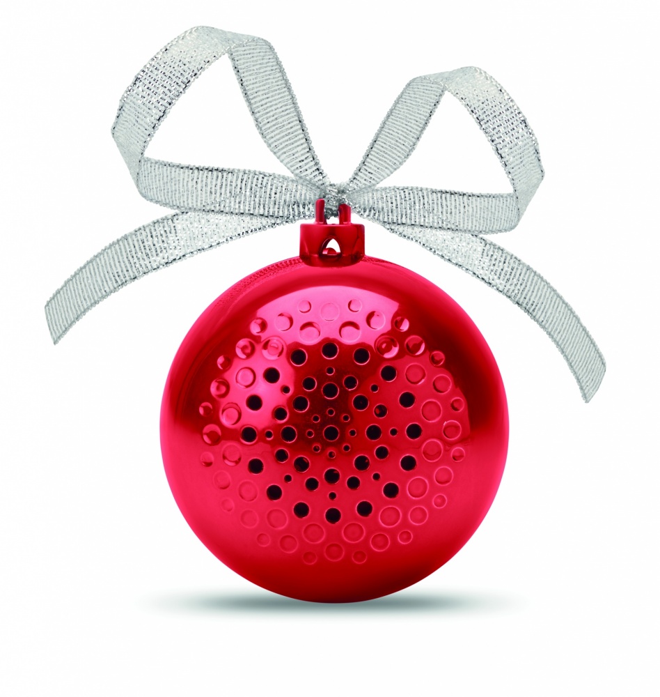 Logo trade business gift photo of: Speaker Christmas ball