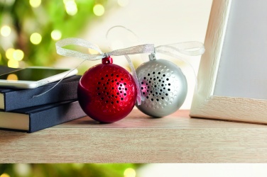 Logo trade advertising products picture of: Speaker Christmas ball