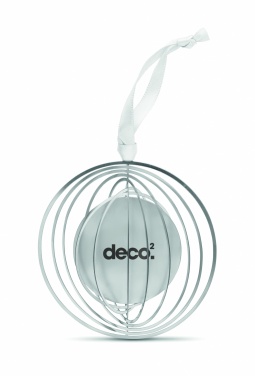 Logo trade corporate gifts picture of: Circle decoration with ribbon