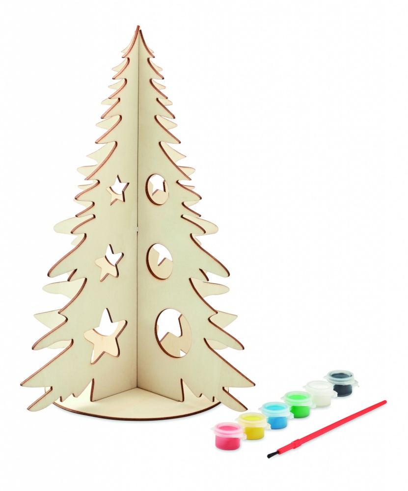 Logotrade promotional merchandise picture of: DIY wooden Christmas tree