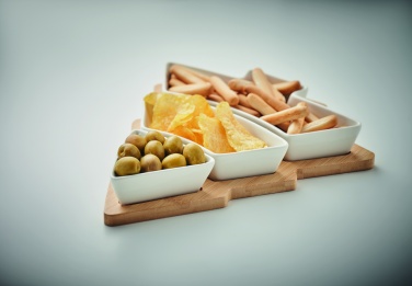 Logo trade advertising products image of: Christmas tree serving tray