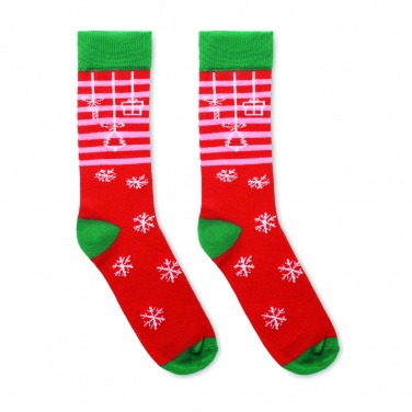 Logo trade promotional items image of: Pair of Christmas socks M