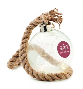 Logotrade corporate gift picture of: Glass bauble LED light