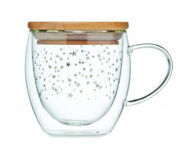 Logo trade advertising products picture of: Double wall borosilicate mug