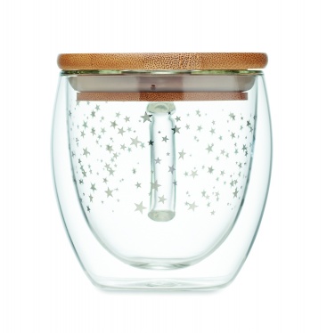 Logo trade business gifts image of: Double wall borosilicate mug