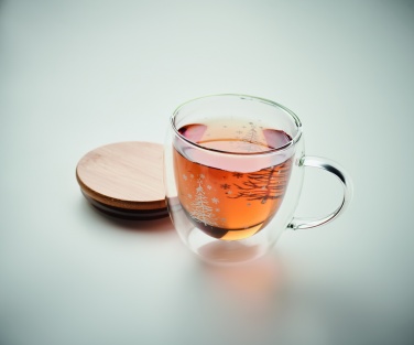 Logo trade promotional gifts picture of: Double wall borosilicate mug