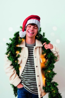 Logotrade advertising product image of: Long Christmas knitted beanie