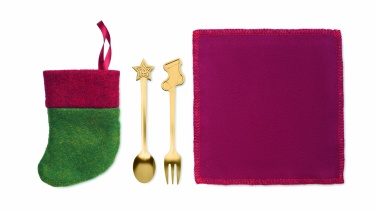 Logo trade promotional products picture of: Christmas dessert cutlery set