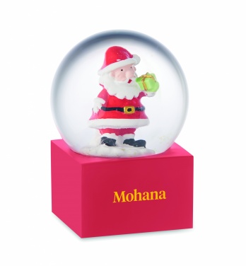 Logo trade promotional gifts picture of: Small snow ball glass ornament