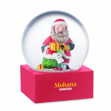 Logo trade promotional gift photo of: Snow ball glass ornament
