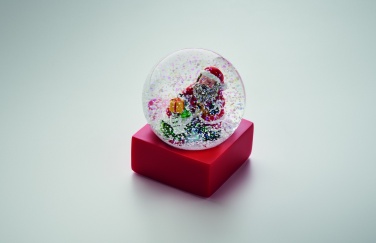 Logo trade corporate gifts image of: Snow ball glass ornament