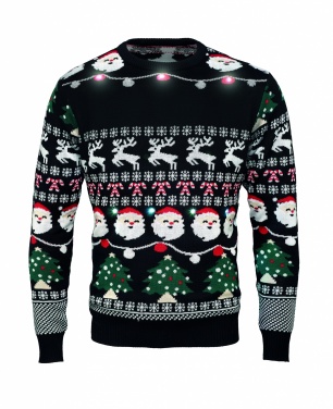 Logo trade promotional giveaways picture of: Christmas LED sweater L/XL
