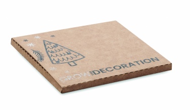 Logo trade business gifts image of: Wooden tree shape hanger