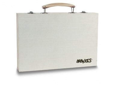 Logotrade promotional giveaways photo of: Artist's set in wooden box