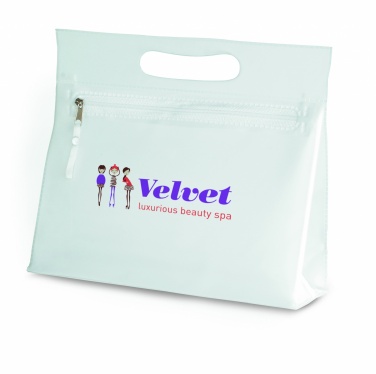 Logo trade promotional giveaway photo of: Transparent cosmetic pouch