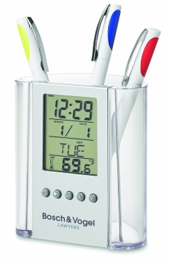 Logotrade promotional giveaway image of: Pen holder with calendar